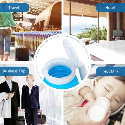 Aigostar - Bouilloire de voyage 600ml 1000W/230V