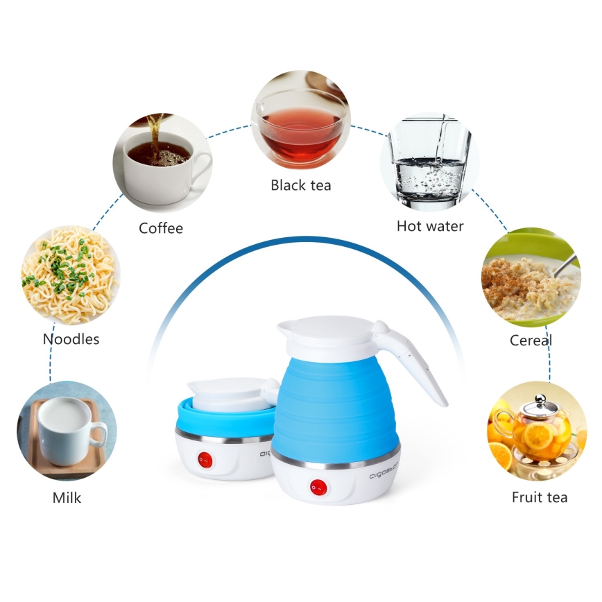 Aigostar - Bouilloire de voyage 600ml 1000W/230V