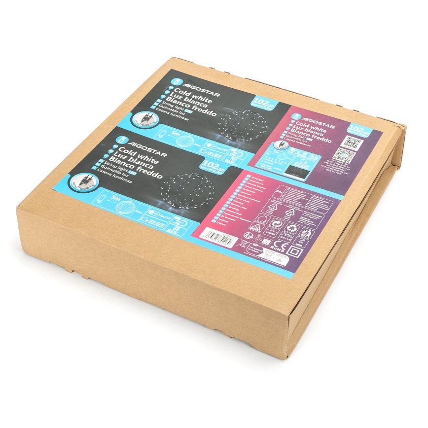 Aigostar - Boule LED d'extérieur pour Noël 3,6W/230V 30cm IP44 blanc froid