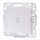 Aigostar - Bouton-poussoir de sonnette simple sans cadre, blanc