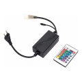 Aigostar - Câble d'alimentation pour ruban LED RGB 600W/230V avec télécommande