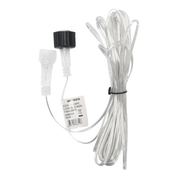 Aigostar - Câble d'extension extérieur pour guirlandes lumineuses 5 m IP44 transparent