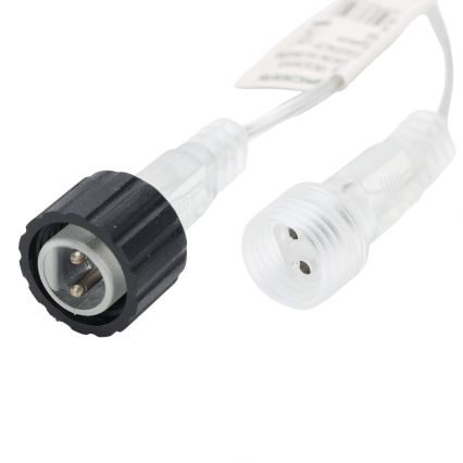 Aigostar - Câble d'extension extérieur pour guirlandes lumineuses 5 m IP44 transparent