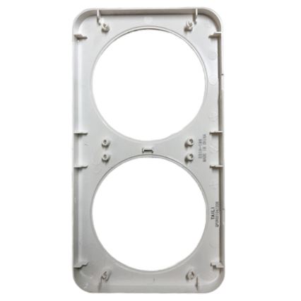 Aigostar - Cadre double en plastique blanc