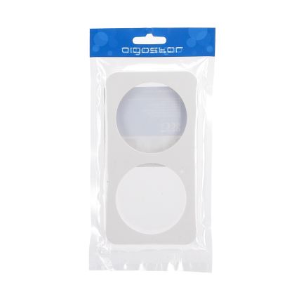 Aigostar - Cadre double en plastique blanc