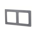 Aigostar - Cadre double en aluminium argenté