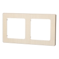 Aigostar - Cadre double en aluminium doré