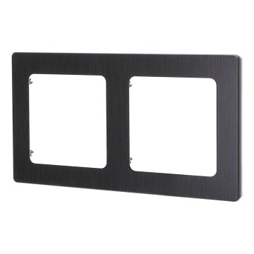 Aigostar - Cadre double en aluminium noir