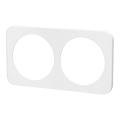Aigostar - Cadre double en plastique blanc