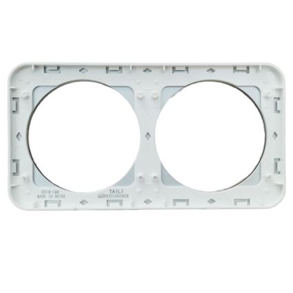 Aigostar - Cadre double en verre argenté