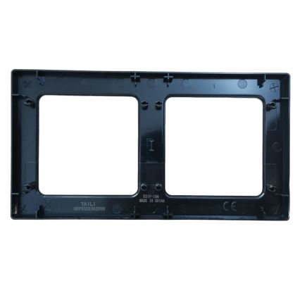 Aigostar - Cadre double en aluminium noir