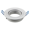 Aigostar - Cadre pour spot encastré GU10 Ø 9,1 cm blanc