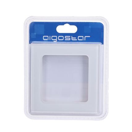 Aigostar - Cadre simple en verre blanc