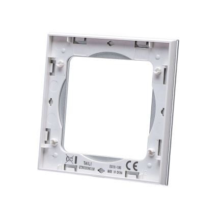 Aigostar - Cadre simple en verre blanc