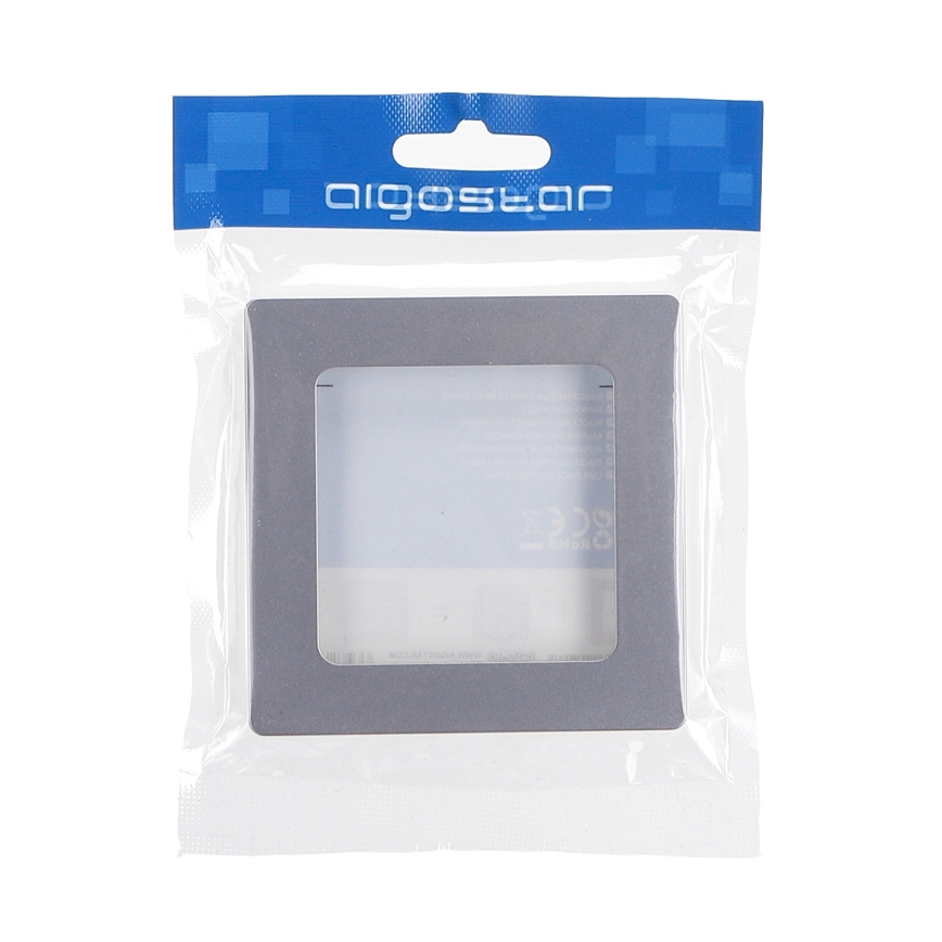 Aigostar - Cadre simple en plastique argenté