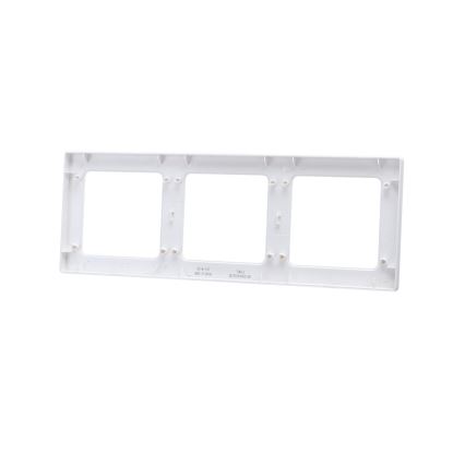 Aigostar - Cadre triple en plastique blanc