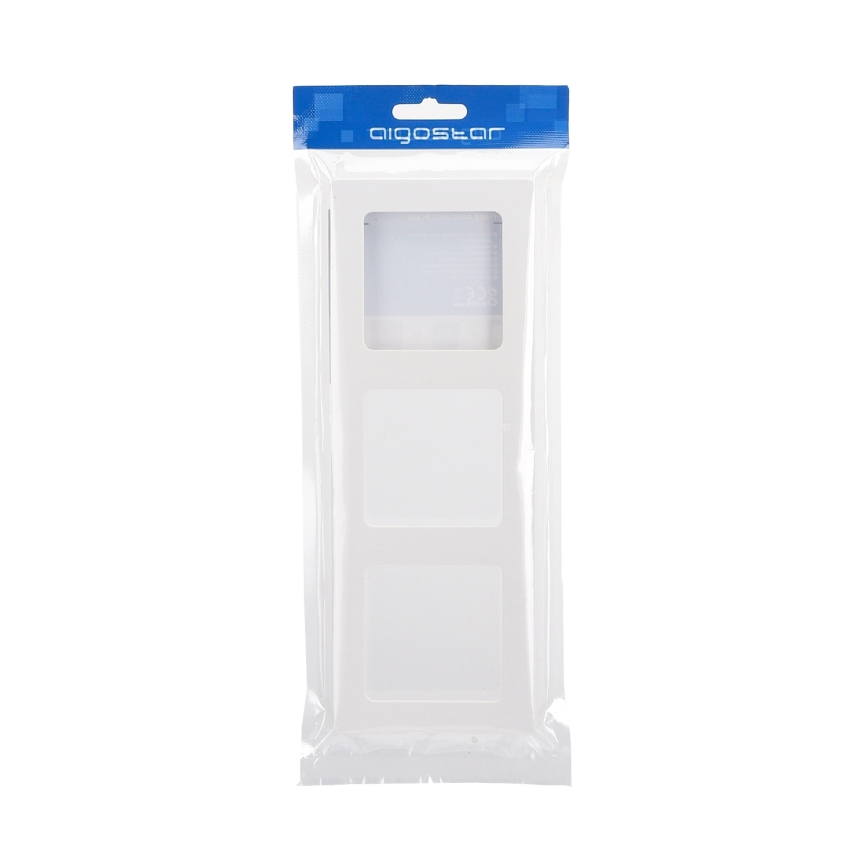 Aigostar - Cadre triple en plastique blanc