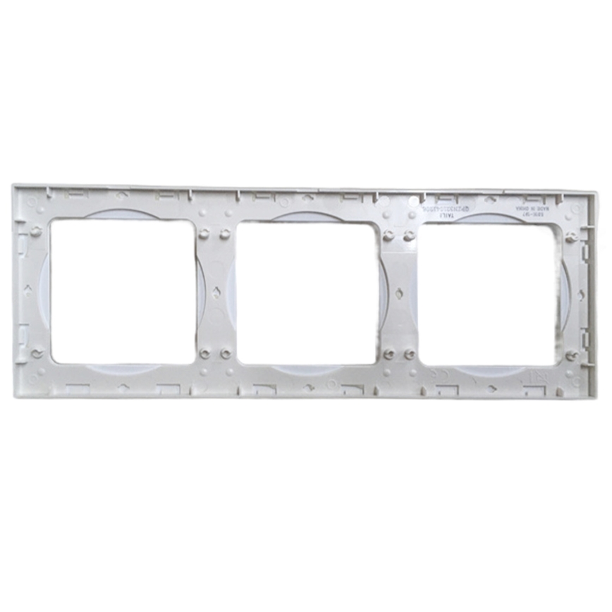 Aigostar - Cadre triple en verre blanc