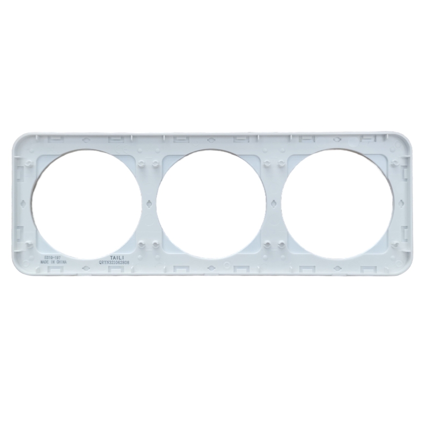 Aigostar - Cadre triple en verre blanc