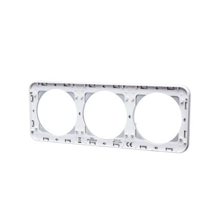 Aigostar - Cadre triple en verre blanc