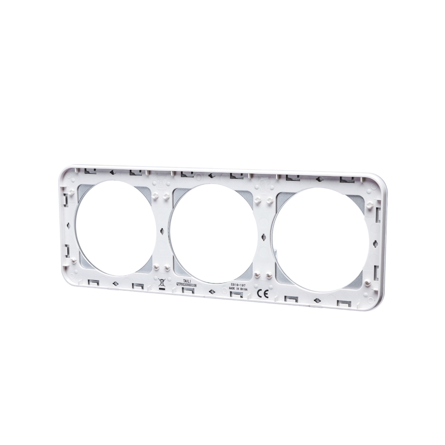 Aigostar - Cadre triple en verre blanc