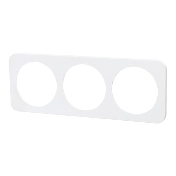 Aigostar - Cadre triple en plastique blanc