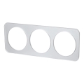 Aigostar - Cadre triple en verre blanc