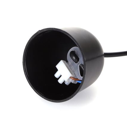 Aigostar - Cordon d'alimentation 1xE27/60W/250V noir