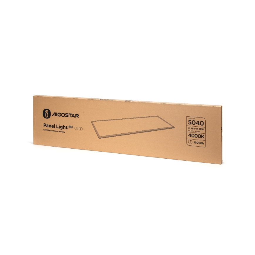Aigostar - Dalle LED encastrable 28W 230V 120x30 cm 4000K
