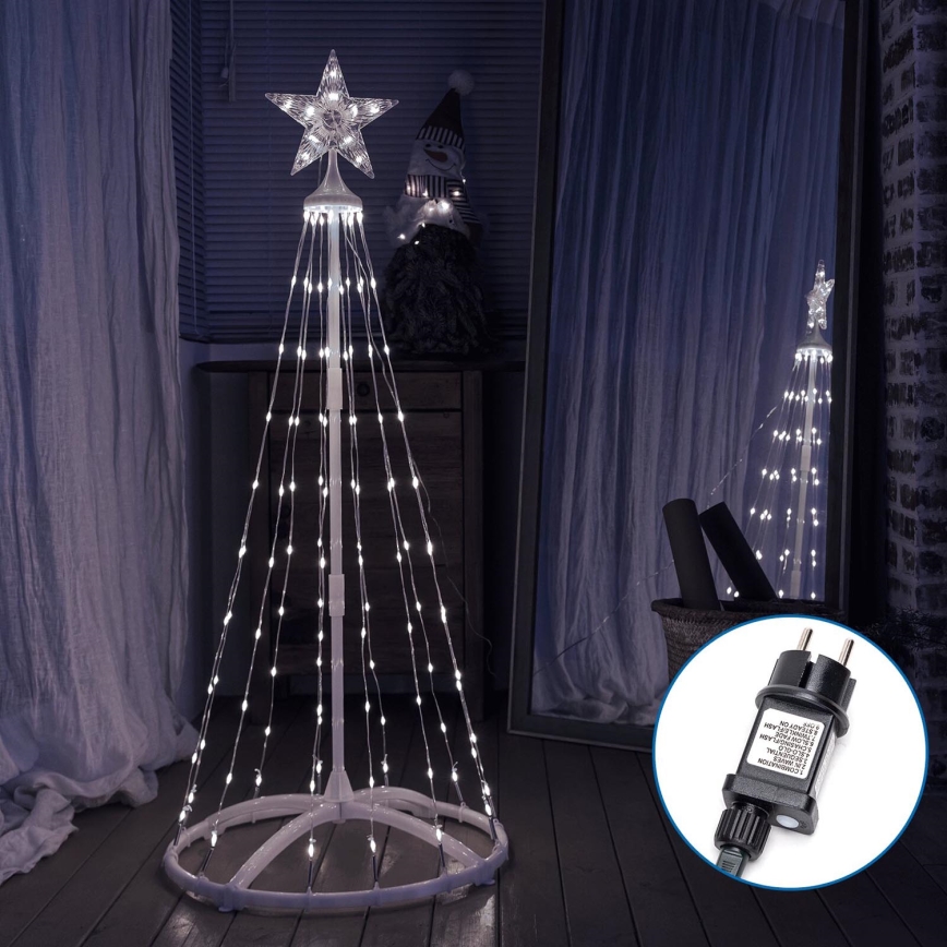 Aigostar - Décoration de Noël extérieure LED/3,6W/230V 150 cm IP44 blanc froid