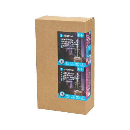 Aigostar - Décoration de Noël extérieure LED/3,6W/230V 150 cm IP44 blanc froid