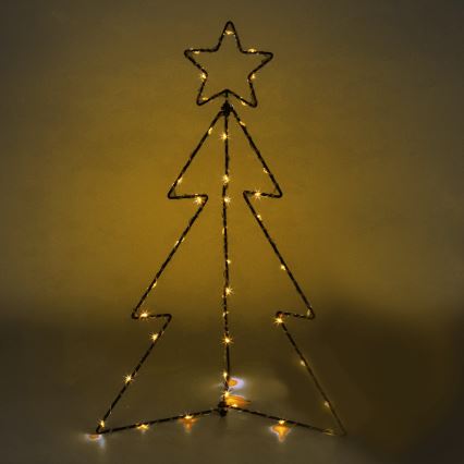Aigostar - Décoration de Noël extérieure LED/3,6W/230V 60 cm IP44 blanc chaud