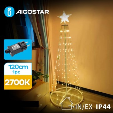 Aigostar - Décoration de Noël extérieure LED/3,6W/31/230V 2700K 120 cm IP44