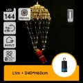 Aigostar - Décoration de Noël extérieure LED/3xAA IP44 Père Noël