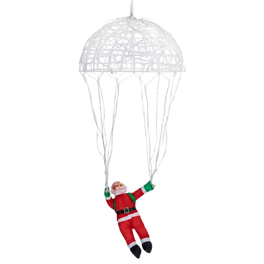 Aigostar - Décoration de Noël extérieure LED/3xAA IP44 Père Noël