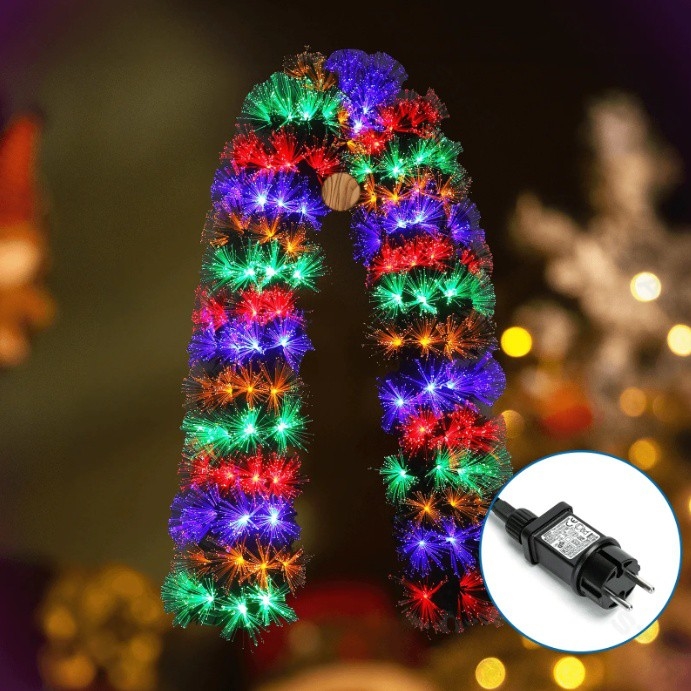 Aigostar - Décoration de Noël extérieure LED RGBY 112xLED/3,6W/230V 2m IP44