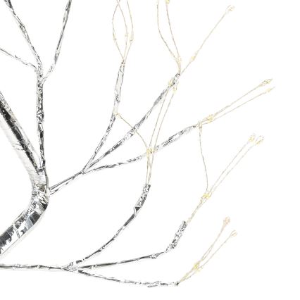 Aigostar - Décoration de Noël LED 108xLED/3xAA/8 fonctions 45cm blanc chaud