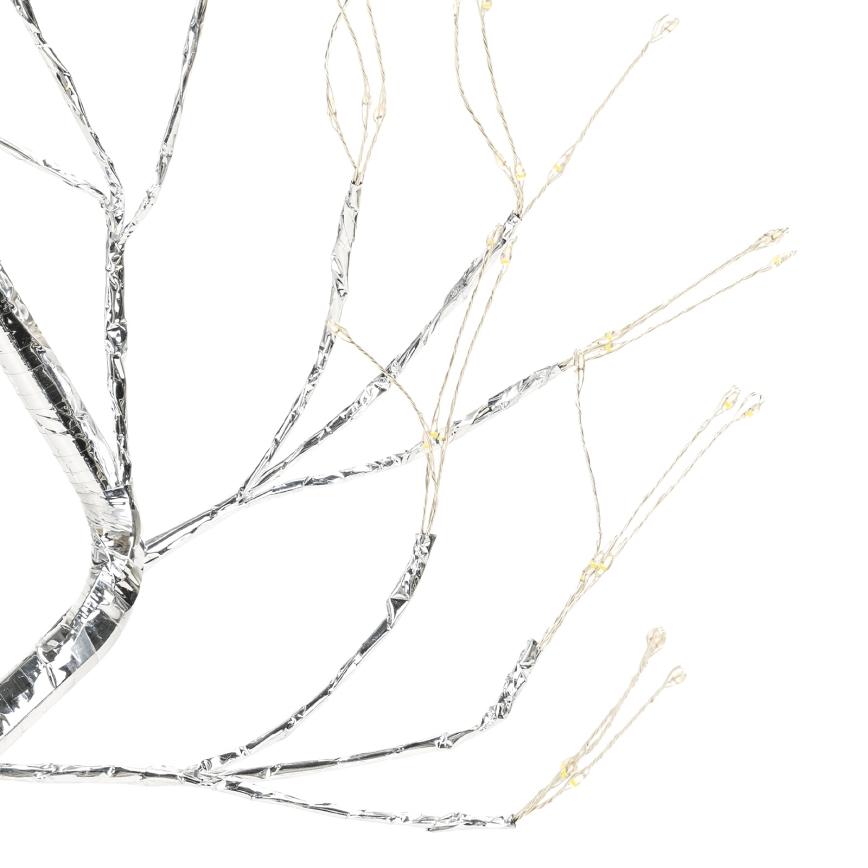 Aigostar - Décoration de Noël LED 108xLED/3xAA/8 fonctions 45cm blanc chaud