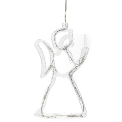Aigostar - Décoration de Noël LED/3xAAA ange 21cm