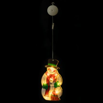 Aigostar - Décoration de Noël LED/3xAAA bonhomme de neige 25cm