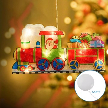 Aigostar - Décoration de Noël LED/3xAAA train 13,4cm