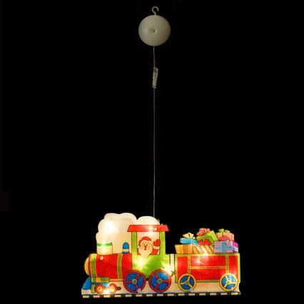 Aigostar - Décoration de Noël LED/3xAAA train 13,4cm