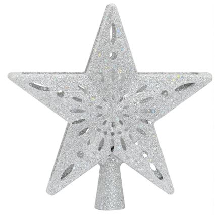 Aigostar - Projecteur de Noël à LED de flocons de neige LED/5W/230V blanc froid, effet étoile argentée