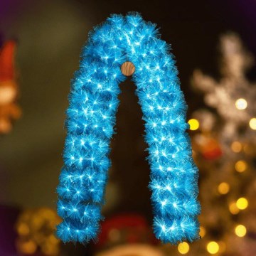 Aigostar - Décoration de Noël LED d'extérieur 112xLED/3,6W/230V 2m IP44 bleu