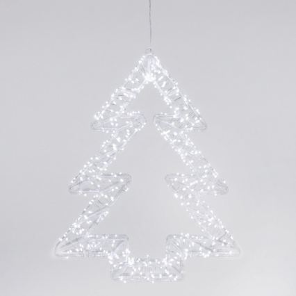 Aigostar - Décoration de Noël LED d'extérieur 540xLED/6W/230V IP44 blanc froid 45cm