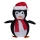 Aigostar - Décoration de Noël LED extérieure, pingouin, 50xLED/3xAA, IP44