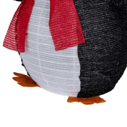 Aigostar - Décoration de Noël LED extérieure, pingouin, 50xLED/3xAA, IP44