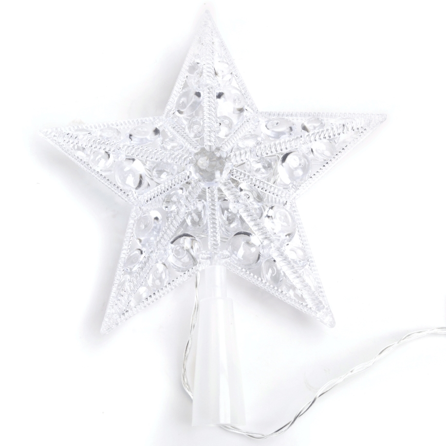 Aigostar - Décoration LED de Noël 10xLED/3xAA, étoile, blanc froid