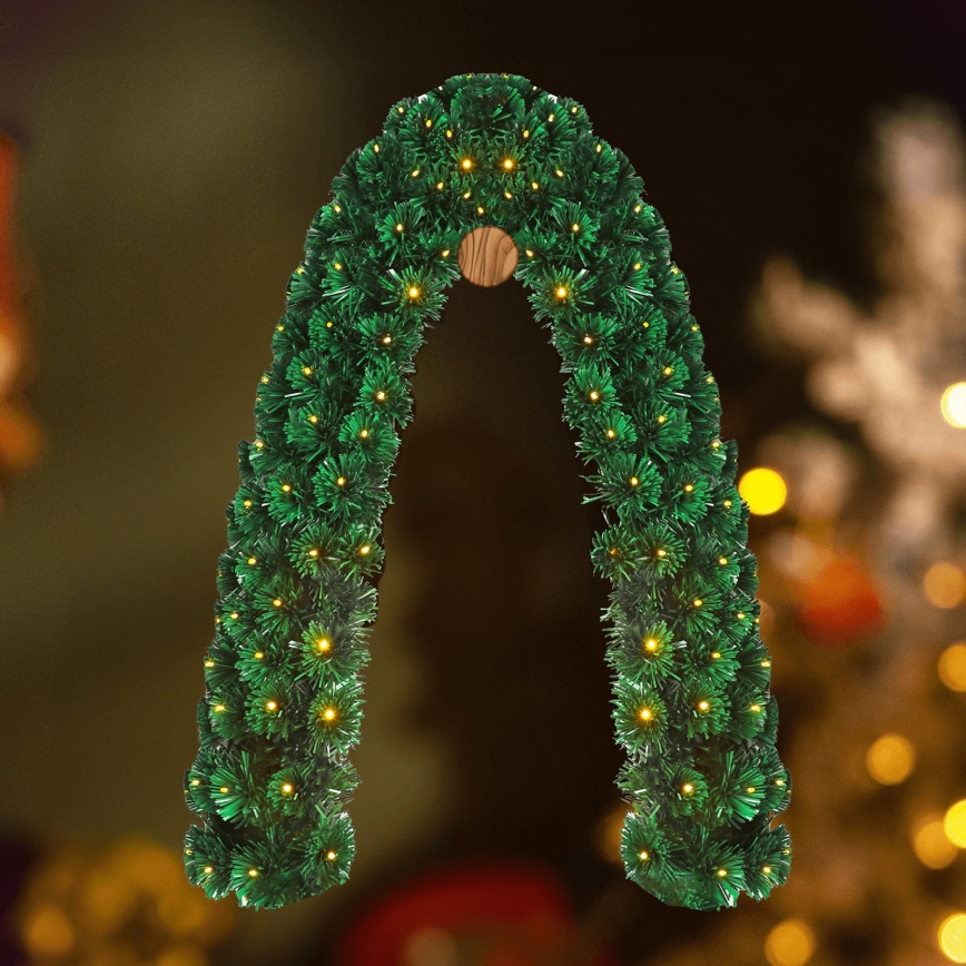 Aigostar - Décoration de Noël extérieure LED 112 LED/3,6 W/230 V 2 m IP44 blanc chaud