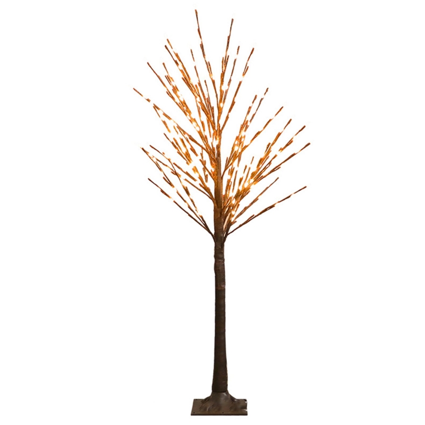 Aigostar - Décoration solaire 24xLED/2,6m IP65 arbre blanc chaud